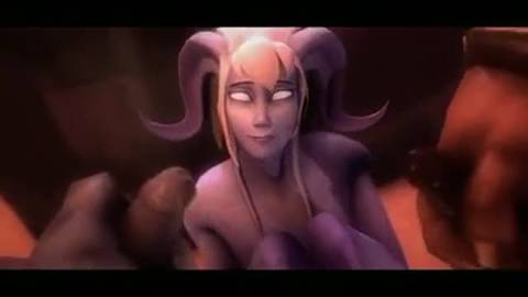 Sexe en animation du jeu Warcraft